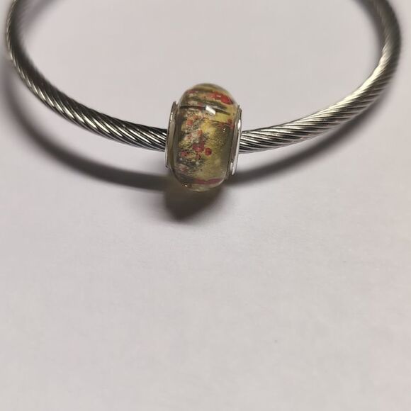 Silver Christmas Charm for Pandora Style Bracelet - Picture 4 of 5